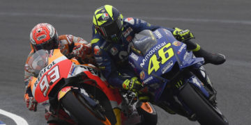 Alta tensión de Valentino Rossi contra Marc  Márquez