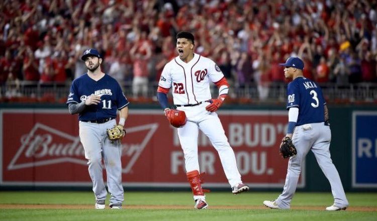 Soto lleva a Nacionales a remontada ante Cerveceros