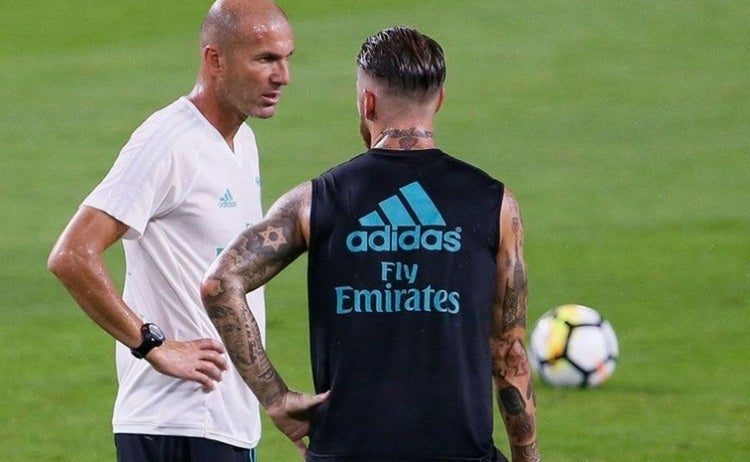 Sergio Ramos pide a la afición del Madrid «respeto» para Zidane