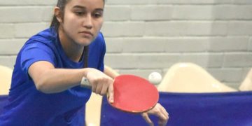 Mónica Mendoza y Job Martínez campeones de la primera categoría del tenis de mesa