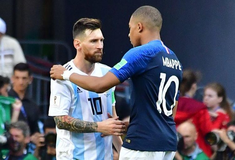 A Kylian Mbappé le emociona que Lionel Messi lo tenga en la mira
