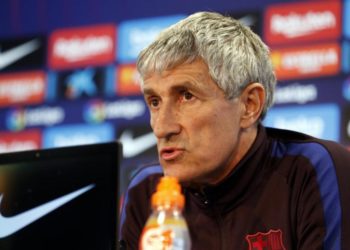 Setién: “Estoy muy contento con el rendimiento”