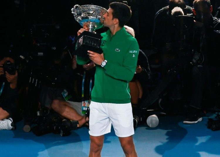 El conmovedor mensaje de Djokovic sobre Kobe Bryant tras ganar el Abierto de Australia
