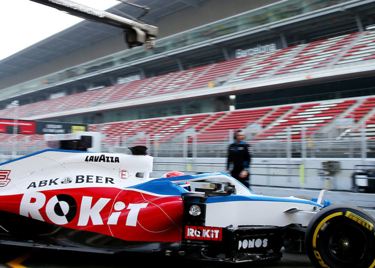 Williams ha girado en Barcelona sin problemas
