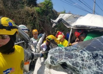 Una mujer lesionada deja accidente de tránsito en Nejapa