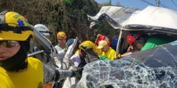 Una mujer lesionada deja accidente de tránsito en Nejapa