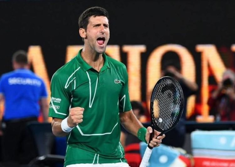 Dominic Thiem en la final del Abierto de Australia