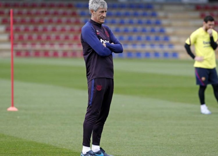 Quique Setién: «Me gustaría seguir incluso sin ganar nada»