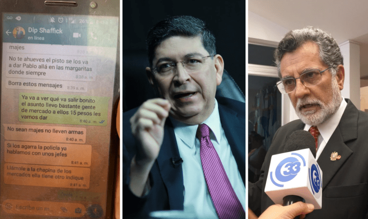 Walter Araujo filtra supuestas conversaciones de Schafik Hándal organizando disturbios