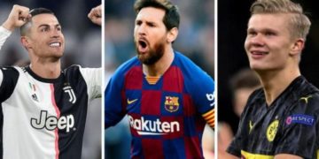 Erling Haaland supera marca de Messi y Cristiano Ronaldo