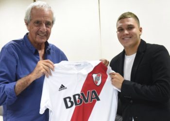 River recibió un reclamo por Juanfer Quintero