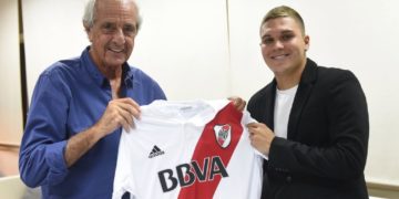River recibió un reclamo por Juanfer Quintero