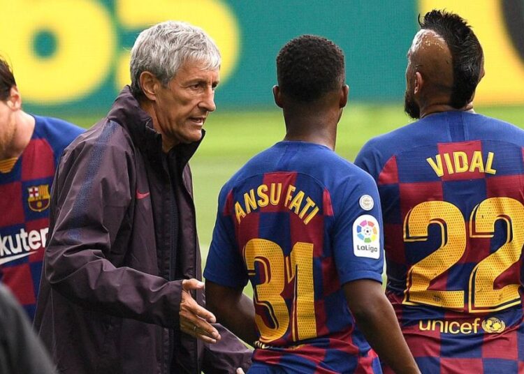 ¿Otro castigo? Quique Setién volvió a dejar afuera de los convocados a una de sus estrellas en Barcelona