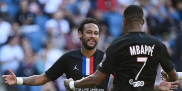 Tras paro por coronavirus el PSG goleó 9 a 0 al Le Havre