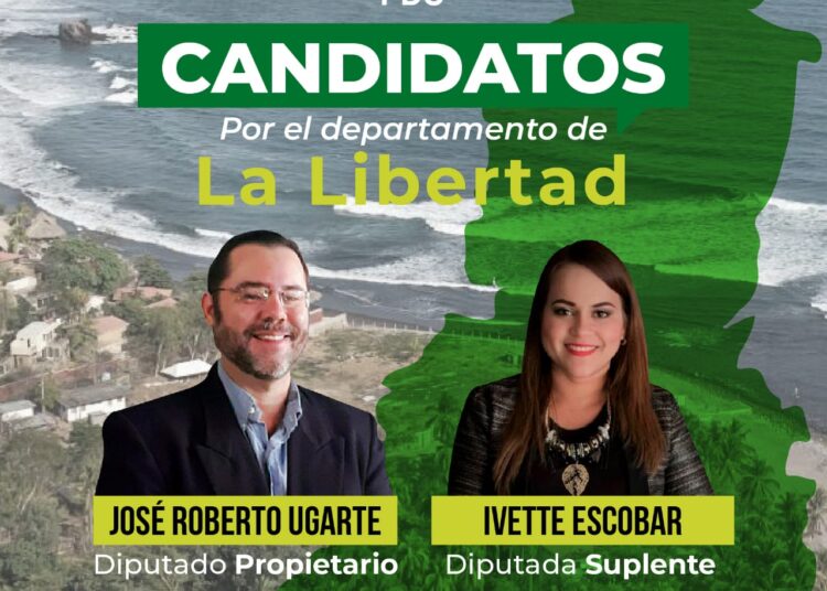 ¡Caras nuevas! José Roberto Ugarte candidato a diputado por el departamento de La Libertad ¨Los buenos somos más¨