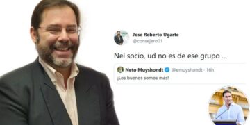 Ernesto Muyshondt ¨usurpó¨ frase popularizada por Ugarte, candidato a diputado por La Libertad