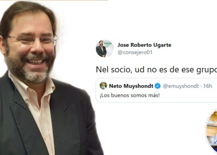 Ernesto Muyshondt ¨usurpó¨ frase popularizada por Ugarte, candidato a diputado por La Libertad