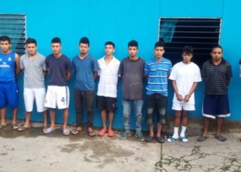PNC captura 9 pandilleros en Chalatenango