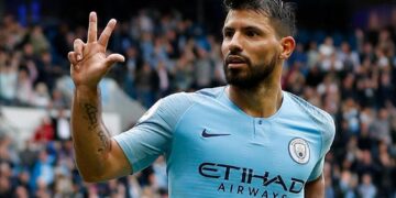 Sergio Agüero se lesionó otra vez y peligran sus chances de ser convocado a la selección argentina