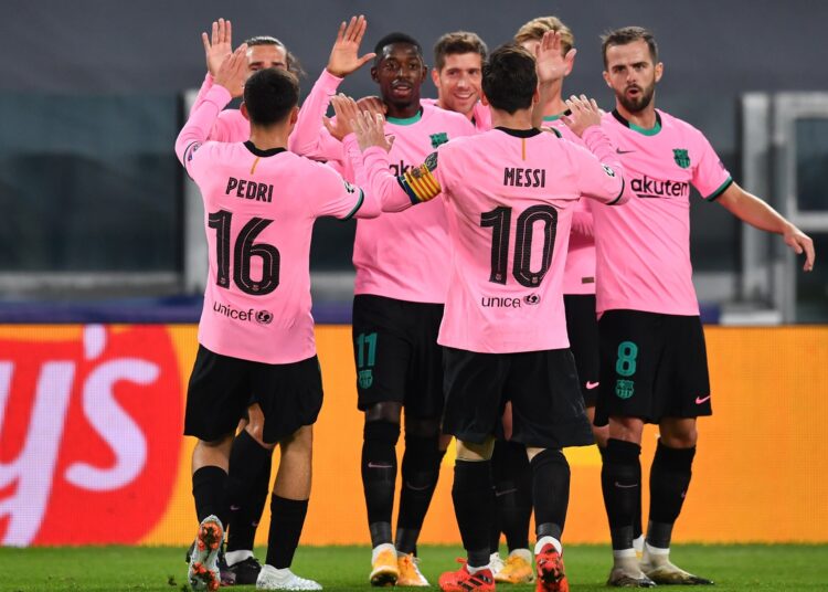 Barcelona vence a la Juventus 0-2 en Turín