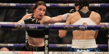 ‘La Reina’ Gutiérrez no puede con Katie Taylor, que retiene sus cuatro cinturones