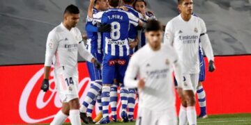 El Alavés derrota al Real Madrid con un gol en el minuto 95