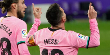 El Barcelona gusta y golea al Valladolid