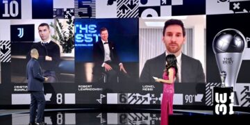 La reacción de Cristiano cuando Lewandowski les ganó el premio ‘The Best’