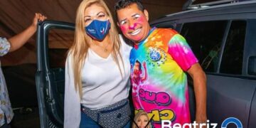 Beatríz Olmedo presente en fiesta patronales en San Sebastián