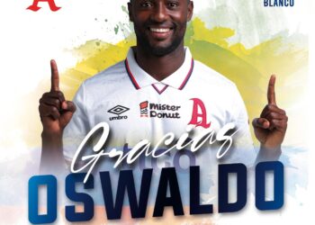 Alianza anunció la salida del delantero colombiano Oswaldo Blanco