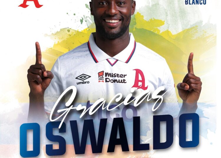 Alianza anunció la salida del delantero colombiano Oswaldo Blanco