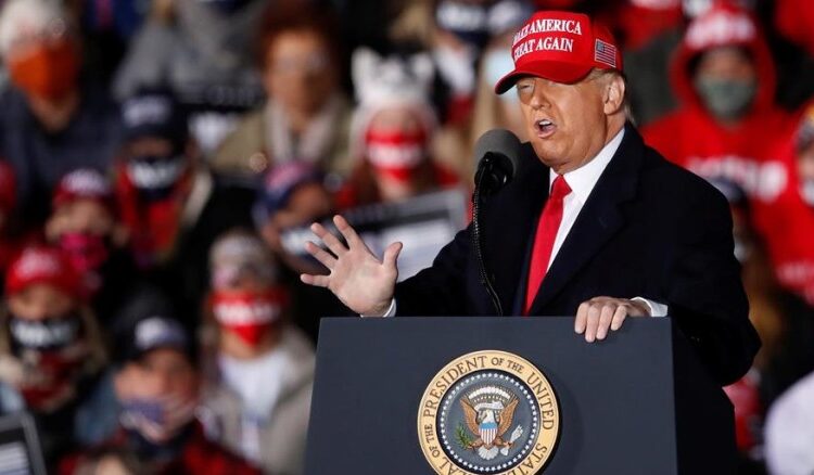 Trump pide a sus seguidores evitar la “violencia” antes de la investidura