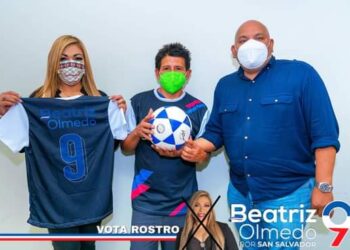Beatríz Olmedo apoyando el deporte en Ciudad Delgado