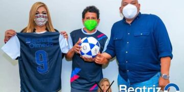 Beatríz Olmedo apoyando el deporte en Ciudad Delgado