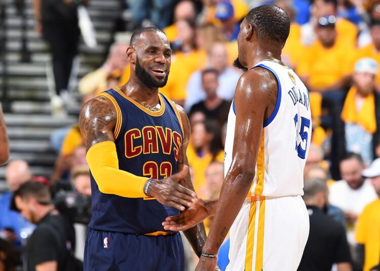 Kevin Durant y LeBron James, elegidos capitanes del All Star 2021