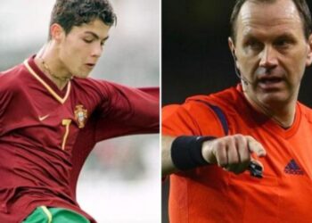 Exárbitro recuerda el odio de Cristiano por expulsarlo en su primer juego con Portugal
