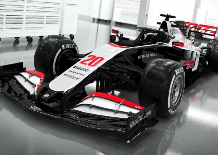 Escudería Haas levanta polémica por colores al presentar nuevo monoplaza para F1