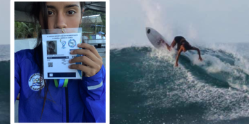 Muere surfista salvadoreña Katherine Díaz al ser impactada por un rayo en La Libertad