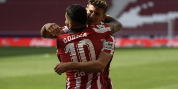 Ángel Correa saca del túnel al Atlético de Madrid
