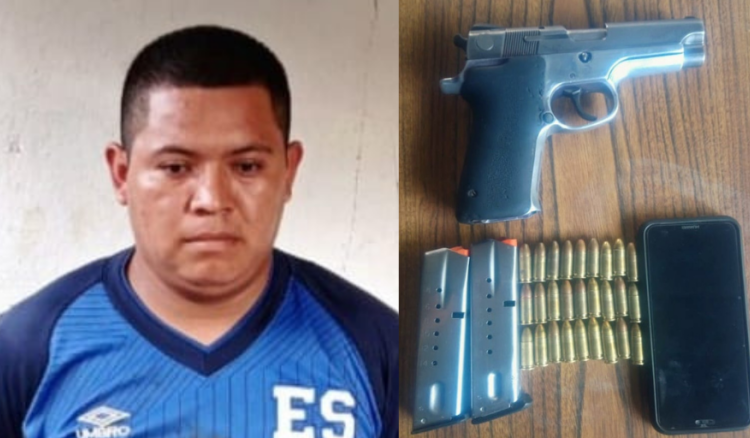 Arrestan a sujeto que portaba ilegalmente un arma de fuego en Usulután