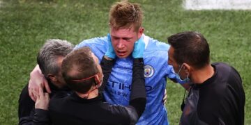 El diagnóstico de Kevin de Bruyne, con una doble fractura