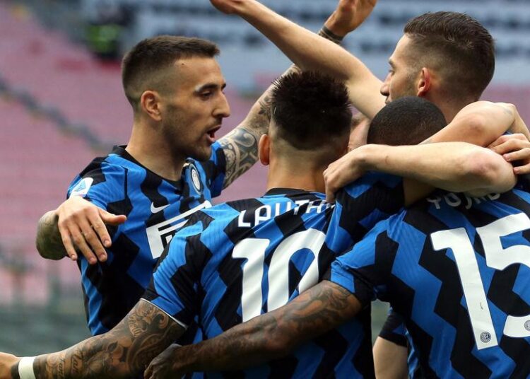 ‘Manita’ del Inter a la Sampdoria para festejar el ‘scudetto’