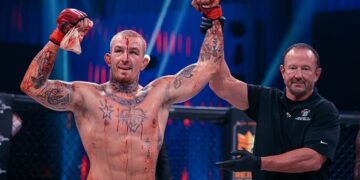 La espeluznante imagen de un luchador de la MMA que recorre el mundo