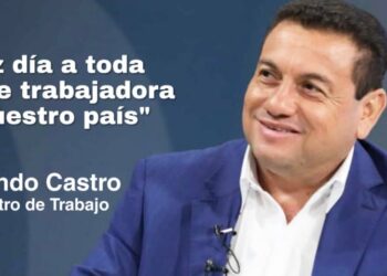 Ministro de Trabajo Rolando Castro manda saludos a toda la clase trabajadora por medio de un comunicado de prensa.