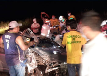 Al menos 10 lesionados tras fuerte accidente en carretera a Quezaltepeque