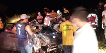 Al menos 10 lesionados tras fuerte accidente en carretera a Quezaltepeque