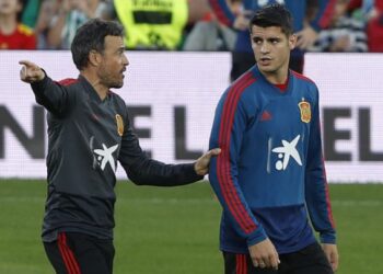 Luis Enrique: “Yo he visto que a Morata le han aplaudido”