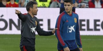 Luis Enrique: “Yo he visto que a Morata le han aplaudido”