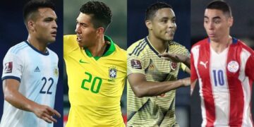 Paraguay-Brasil y Colombia-Argentina, duelos de alto calibre