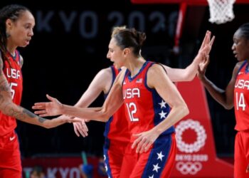 Selección de básquet femenino de Estados Unidos debuta con triunfo en Tokio 2020